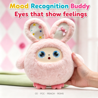 Peluche interactive intelligente à reconnaissance d'humeur avec rétroaction émotionnelle, contrôle vocal, apprentissage STEM pour enfants, OEM Tuya