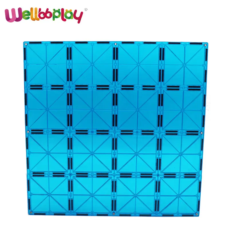 1個の超大きな正方形の磁気ビルディングタイルBPAフリー磁気ブロック教育玩具子供