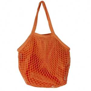 Sac de courses en filet de coton réutilisable écologique 2024, idéal pour les fruits et légumes, sac de marché écologique pour cadeaux - Product Image 4