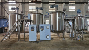 Sistema de Preparación, Tanque de Mezcla de Líquidos, Mezclador Industrial de Acero Inoxidable 316L con Control PLC - Product Image 2