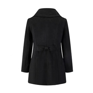 Chaqueta Acolchada para <span class=keywords><strong>Mujer</strong></span> - Elegante Abrigo de Plumón Negro de Un Solo Pecho para Invierno, Uso Casual y de Oficina - 17 Años de Experiencia de Fábrica - Product Image 2