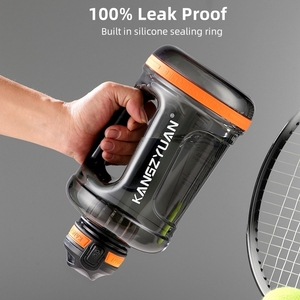 Haut de gamme sans Bpa Tritan motivationnel 1.5L 2.2L grande bouteille d'eau de gymnastique de forme physique de sport pour les hommes - Product Image 3