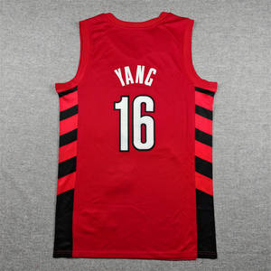 Vêtements de <span class=keywords><strong>basket</strong></span>-ball américains cousus de haute qualité en gros, équipes des Trail Blazers # 16 # 00 # Maillots de <span class=keywords><strong>basket</strong></span>-ball - Product Image 2
