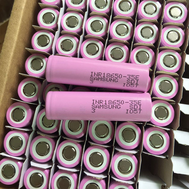 Samsung Original Rechargeable 18650 3.6V 3.7V 2000mAh 2200mAh 2500mAh 2600mAh 20R 22P 25R Cylindrical Lithium Ion Cell Battery