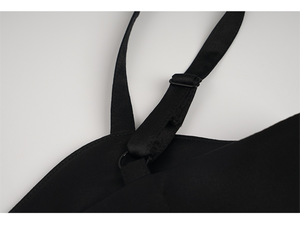 <span class=keywords><strong>Aliexpress</strong></span> – robe de soirée noire à bretelles fines pour femmes, prix de gros - Product Image 4