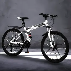 맞춤형 21 24 단 서스펜션 경량 포딩 사이클 산악 자전거