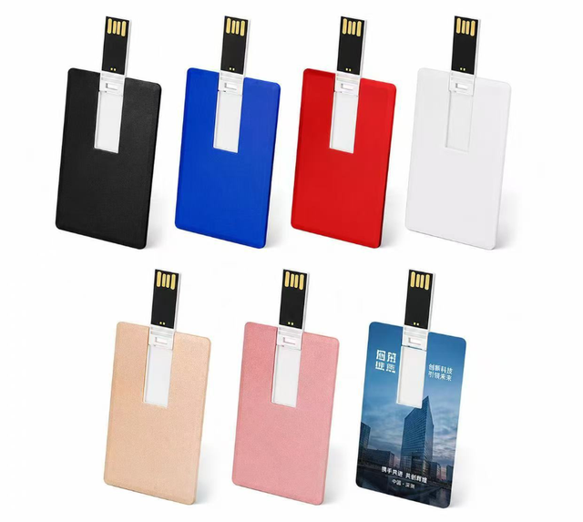 Customized Usb 2.0 512MB 1GB 2GB Credit Card Shape USB Flash Drive Promotional Business Card Pen Drive