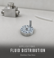 Plaque de distribution de flux en acier inoxydable 304 usinée CNC pour équipement de distribution de fluides, disque de dispersion rotatif de précision sur mesure
