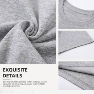 Design Men's 100% Cotton T-<b>Shirts</b> Custom Logo Printed Heavy Weight All Patterns Long Length-Fashionable 200 Gsm 220 Gsm Plain - Product Image 4