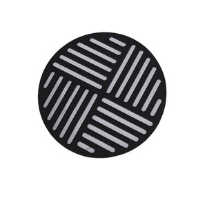 Round Silicone Heat Insulation Mat Black For Clay Pot And <b>Teacup</b> Protection - Product Image 1