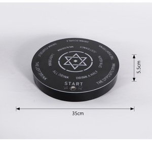 Barre électronique créative KTV Divertissement Roue de jeu à boire <span class=keywords><strong>Roulette</strong></span> de jeu en acrylique rechargeable éclairée par LED - Product Image 2
