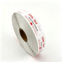 Feuille d'autocollants holographiques personnalisés, étiquettes pour flacons 3ml 5ml 10ml, autocollants avec logo personnalisé, étiquettes d'emballage