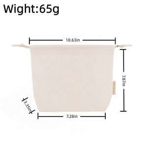 Sac à cordon en toile portable avec logo personnalisé, 21 couleurs, sacs de rangement réutilisables pour la maison, les voyages, les articles de toilette, les cosmétiques, les bijoux - Product Image 2