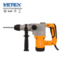 Marteau de démolition électrique 220V 28mm, moteur sans balais, conception portable, puissance 1400W, perceuse rotative pour