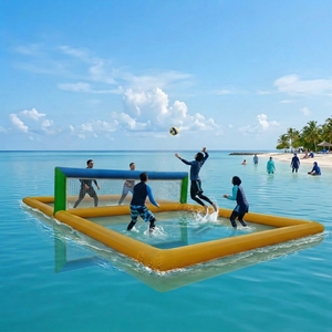 Terrain de volley-ball gonflable d'extérieur pour le sport et les jeux d'été, piscine de volley-ball de vallée - Product Image 1