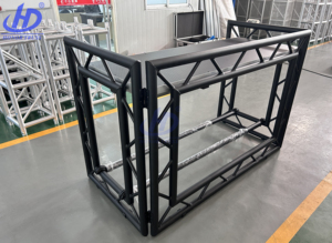 Cabina de <span class=keywords><strong>DJ</strong></span> de Aluminio Plegable y Ajustable en Altura de Alta Calidad, Mesa de <span class=keywords><strong>DJ</strong></span> Móvil para Discotecas - Product Image 4