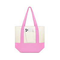 Damen-Tragetasche, kostenloser Versand, große, strapazierfähige Canvas-Tasche mit Reißverschluss für Einkauf, Strand, Reisen, Großhandel