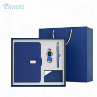 Set Hadiah Bisnis Eksekutif Mewah untuk Klien: USB Flash Drive dan Notebook