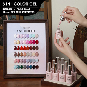 JTING Novedad: Set de Esmalte en Gel 3 en 1 de 48 Colores, No Requiere Capa Base/Top, Esmalte en Gel de Un Solo Paso, Libre de TPO/HEMA, OEM ODM - Product Image 1
