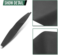 Couvre-tableau de bord compatible avec Ford Mustang 2005 2006 2007 2008 2009 Noir