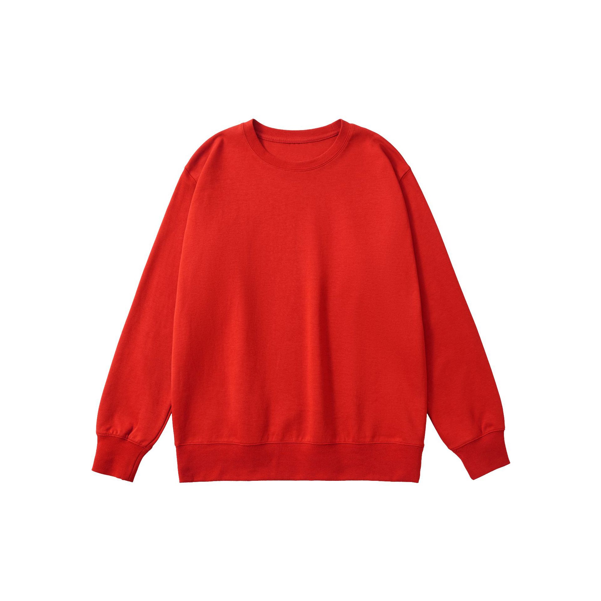 Rouge (pull ras du cou non doublé de molleton)