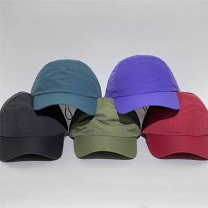 Casquette de baseball d'été légère en nylon imperméable vierge à séchage rapide avec cordon de serrage. - Product Image 2