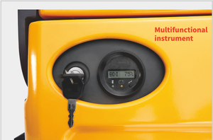 Troli truk palet hidrolik elektrik, dengan baterai Lithium 2T 2.5T 3T pengangkat garpu kekuatan listrik - Product Image 6