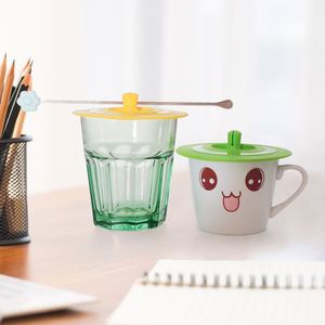 Multicolored Silicone Cup Covers and Lids Hot <b>Mug</b> Covers for <b>Tea</b> Cups & Saucers - Product Image 3