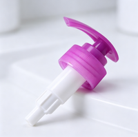 Pompe à lotion en plastique 33/410, débit de 4 ml, distributeur cosmétique pour shampoing, gel douche, savon liquide pour les mains, flacon.