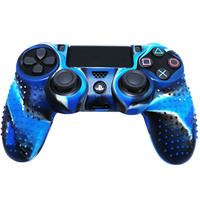 Étui de protection en silicone pour Sony Playstation 4 PS4 étui en caoutchouc souple antidérapant housse de contrôleur mince pour accessoires PS4