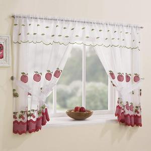 Bán Buôn Fancy Voile Sẵn Sàng Thực Hiện Thêu Rèm Bếp Cho Phòng Khách - Product Image 3