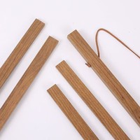 Bingkai Gantungan Poster Kayu Magnetik Ringan, Batang Gantung Magnet untuk Seni Cetak Kanvas Gambar Dinding Dekorasi Rumah