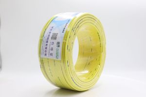 Màu kép 10mm ² dây điện cách điện PVC lõi đơn dây cứng đồng Green-10mm ² dây điện PVC cách điện màu xanh lá cây - Product Image 2