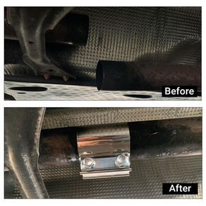 Collier <span class=keywords><strong>de</strong></span> serrage universel pour tuyau d'échappement, collier <span class=keywords><strong>de</strong></span> serrage en aluminium pour joint <span class=keywords><strong>de</strong></span> tuyau d'échappement pour la réparation <span class=keywords><strong>de</strong></span> tuyaux d'échappement <span class=keywords><strong>de</strong></span> voiture - Product Image 5