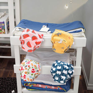 Celana dalam bayi 6 tingkat, dapat dicuci 100% katun bayi balita mengubah popok kain celana dalam toilet dicetak - Product Image 5