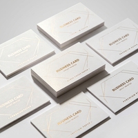 Cartes de visite personnalisées en papier couché pour impression offset, vernies, avec impression du logo de la marque Borjie et support pour le nom de l'entreprise