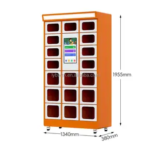 Armário de venda automática inteligente para venda de c/bebidas/comida/brinquedos máquinas de venda automática operadas por moedas