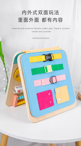 COMMIKI jouets éducatifs drôles éducation précoce 4 côtés pliable occupé conseil jouets éducatifs OEM <span class=keywords><strong>physique</strong></span> jouets éducatifs - Product Image 3