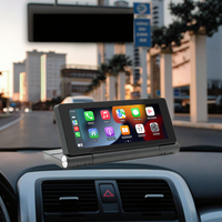 Monitor portabel IPS 10.26 inci, nirkabel Android Auto Mirror Link tampilan HD Audi Nissan Universal mobil Multimedia