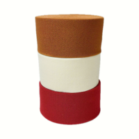 Bande élastique en polyester sergé diagonal, ceinture élastique, sangle élastique personnalisée, accessoires de tissu pour vêtements en gros
