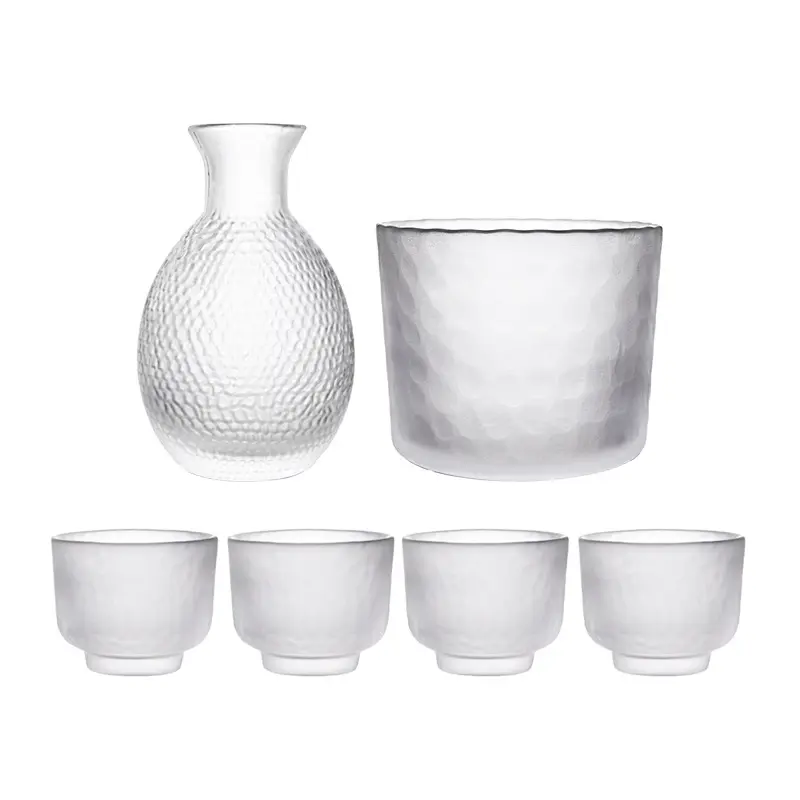 Elegant Japanese Sake Set Decanter Cup Sets Household Rice Wine Warm Wine