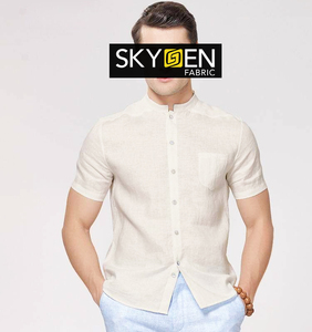 Skygen a granel al por mayor stocklot bien liso teñido 100 natural Rosa marrón Francia japonés <span class=keywords><strong>belga</strong></span> flameado de rollo de tela - Product Image 6