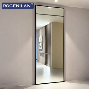 ROGENILAN Porte Scorrevoli in Alluminio Insonorizzate <span class=keywords><strong>su</strong></span> <span class=keywords><strong>Misura</strong></span>, Porte in Vetro Senza Binario per Interni - Product Image 5
