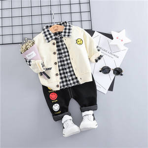 Ensemble de sport pour garçons, vêtements de football, t-shirt, vêtements de laboratoire résistants aux produits chimiques pour enfants, manteaux d'automne, produit chinois - Product Image 3