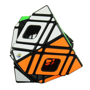 Yuxin Diagonal Magic Cube 3x3 Black Brain-Boosting <b>Puzzle</b> Toy For Youth And Kids Educational Use - Product Image 1