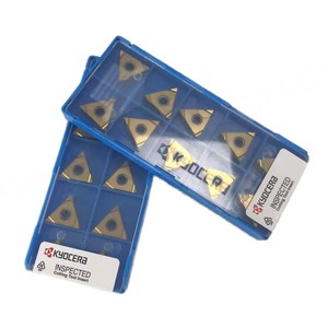 Plaquettes en carbure de tungstène KYOCERAS TNGG160404R-S PV720 Triangle 100% CNC, revêtement PCD/CBN/CVD, personnalisable OEM - Product Image 1