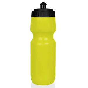 Logotipo personalizado 720Ml portátil al aire libre bebida ciclismo deportes botella de agua Squeeze PE plástico deporte bicicleta botella de agua