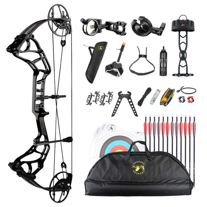 TOPOINT ARCHERY Acuity 28 Compound Bow And Arrow package Hunting Bow