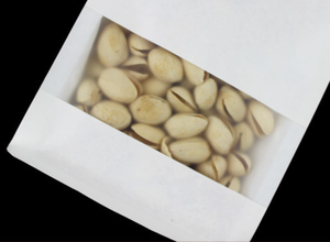 200G Lá In Zipper Top Resealable Nhựa Doypack Đồng Bằng <span class=keywords><strong>Standup</strong></span> Zipper <span class=keywords><strong>Pouch</strong></span> Cửa Sổ Hình Bầu Dục Herbs Bao Bì Túi - Product Image 5