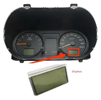 Pantalla LCD HTN Personalizada al por Mayor para Motocicleta, Velocímetro, Odómetro, Medidor Digital con Indicador de Tiempo, Velocidad y Combustible OEM